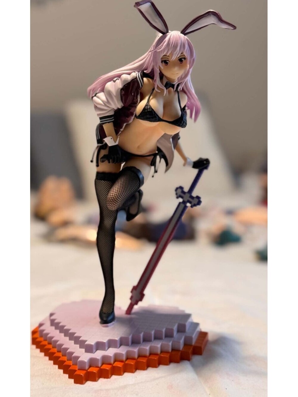 9.8" SkyTube Alphamax Usada Yu saitom bunny Sexy Anime PVC Action Figures Gift